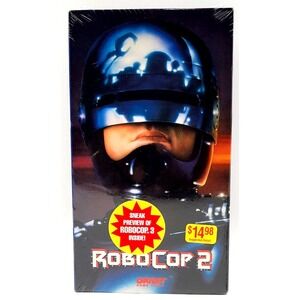 ROBOCOP 2 SEALED VHS MOVIE WATERMARK‎ ORION PETER WELLER
